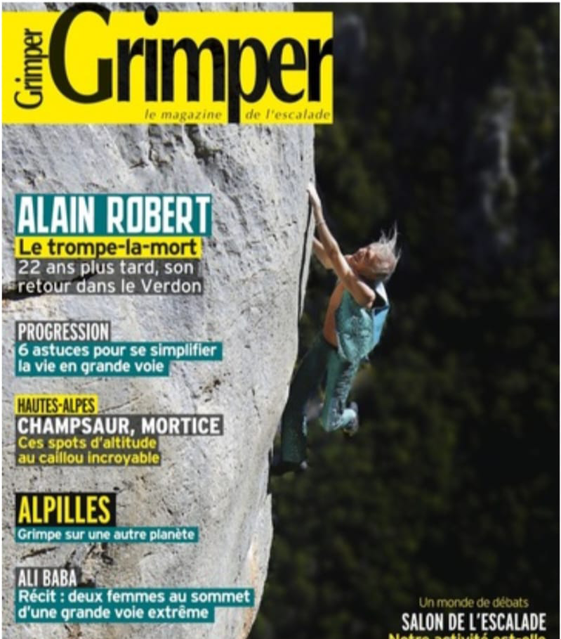 Grimper magazine Alain Robert Verdon Spiderman Francais